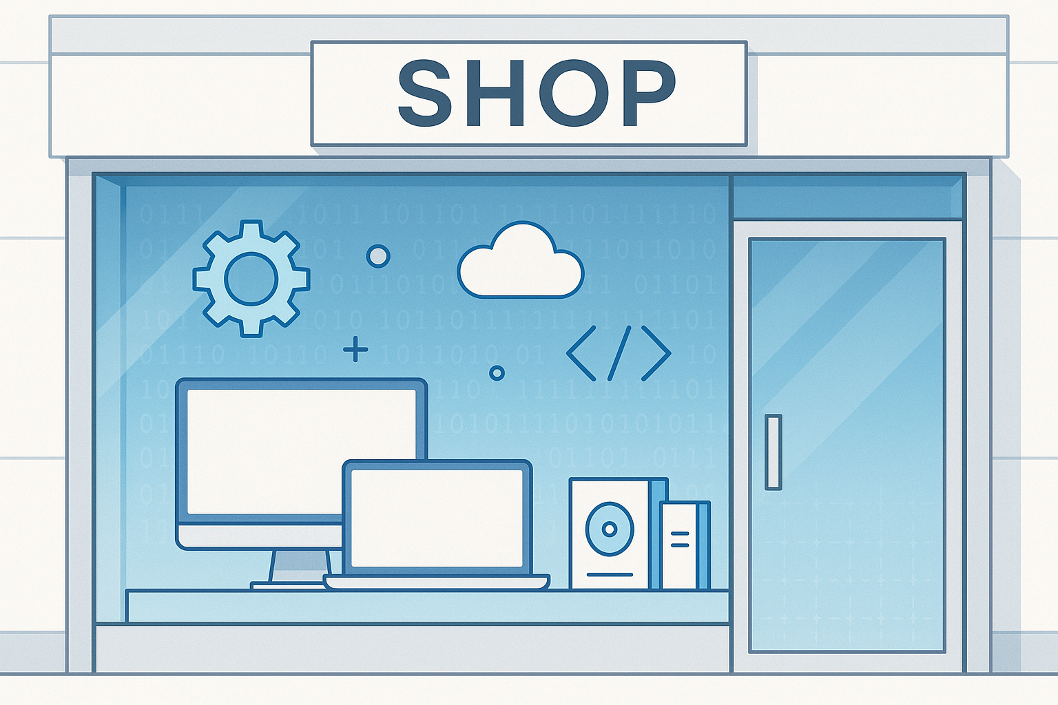 change "Software Store" to "SHOP"